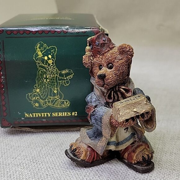 Boyds Bears Collection; 3 Kings bringing Myrrh; Incense, Gold; 1995; 2 from 1996 - Picture 2 of 10